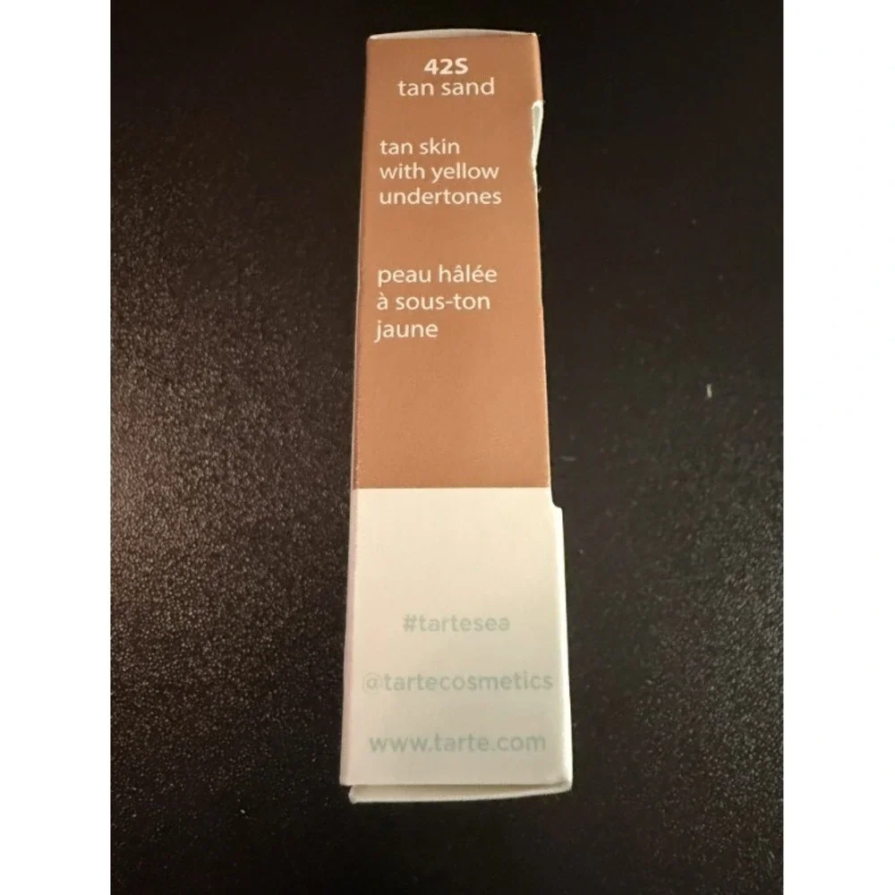 Tarte SEA Hydroflex Serum Foundation 42S Tan Sand Vegan Medium‎ Coverage 0.33 oz